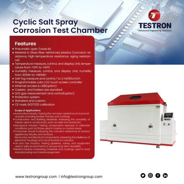 Cyclic Salt Spray Corrosion Test Chamber