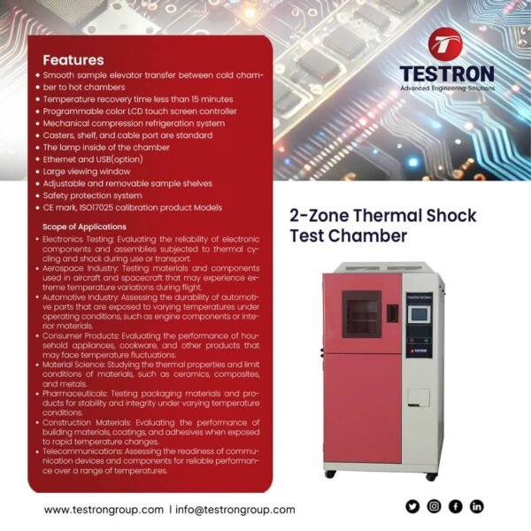 2-Zone Thermal Shock Test Chamber