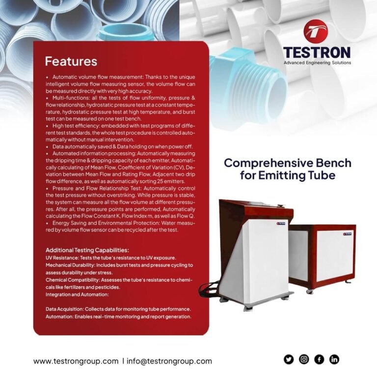 Advanced Pipe Testing Equipment Solutions by Testron Group