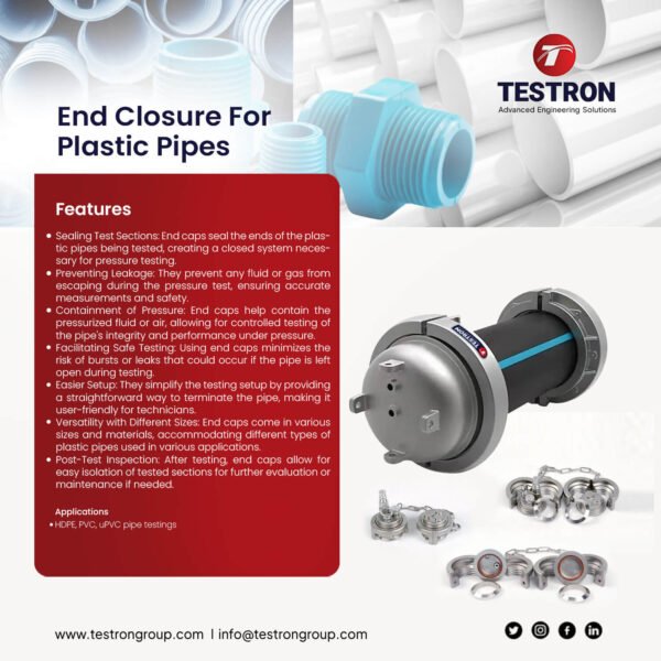 End Closure for Plastic Pipes