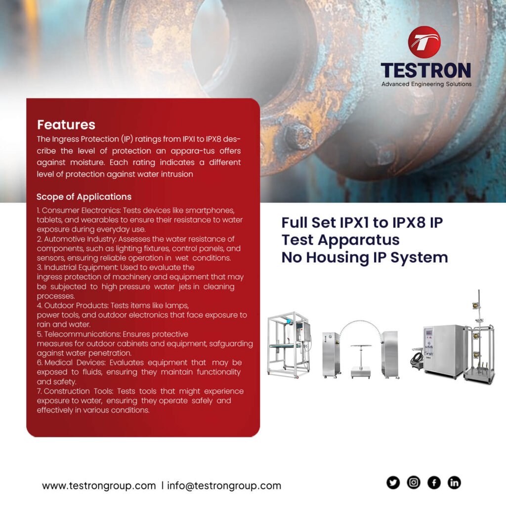 IP Test Apparatus- No Housing IP System | Testron Group