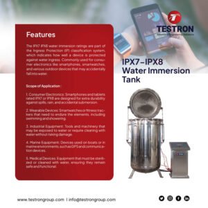 testron-IPX7 IPX8 Water Immersion Tank