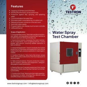 IPx1 IPx2 IPx3 IPx4 Water Spray Test Chamber