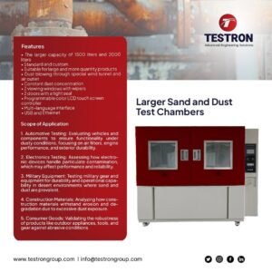 testron Larger Sand and Dust Test Chambers