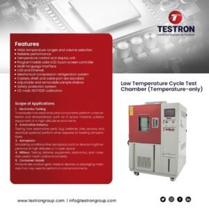 Low Temperature Cycle Test Chamber (Temperature-only)