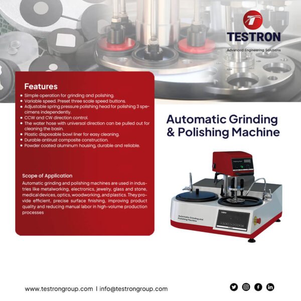 TT-3000S Automatic Grinding and Polishing Machine