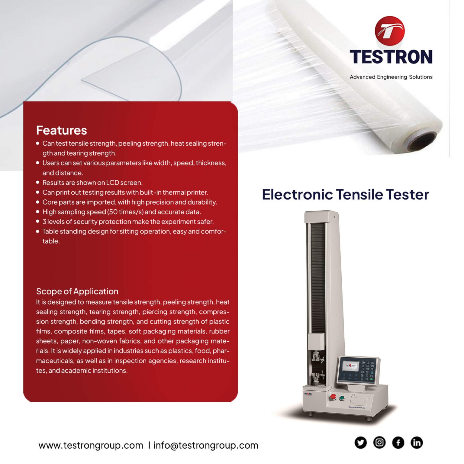 TT-HPS Hydrostatic Pressure Tester | Testron Group