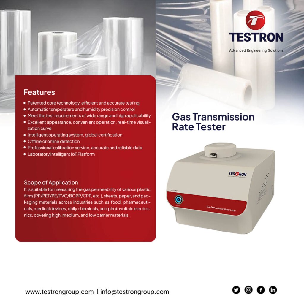 TT-N500 Gas Permeability Analyzer | Testron Group