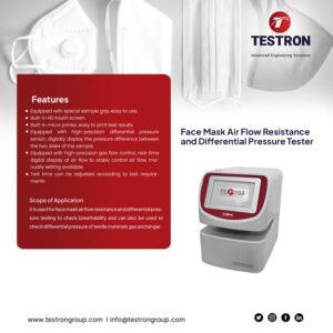 Face mask differential pressure tester