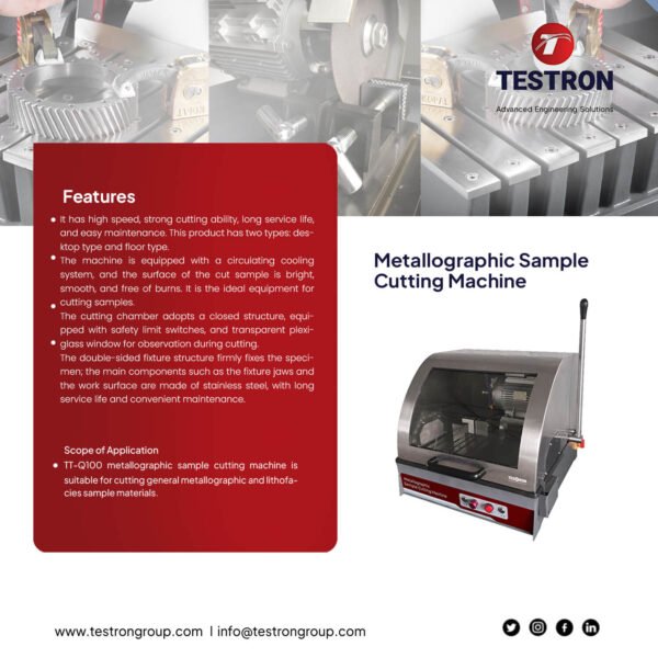 TT-Q100 Metallographic Sample Cutting Machine