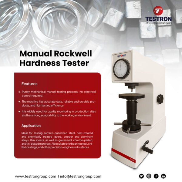 TTR-45M Manual Superficial Rockwell Hardness Tester