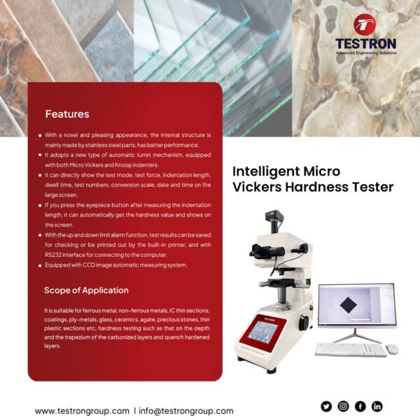 TTVI-1000A Intelligent Micro Vickers Hardness Tester