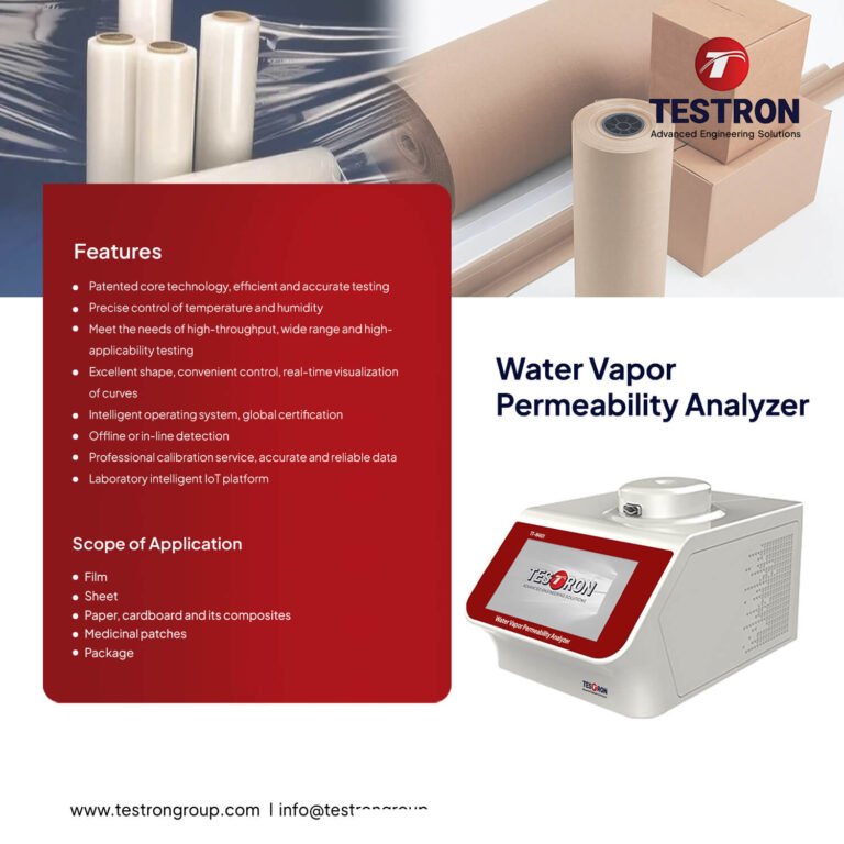 TT-W401 Water Vapor Permeability Analyzer | Testron Group