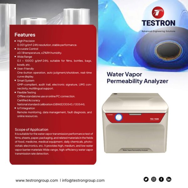 TT-WVTR1000 Water Vapor Permeability Analyzer