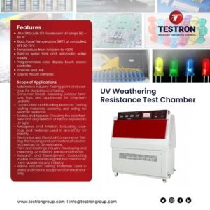 UV Weathering Resistance Test Chamber