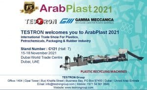 Arabplast, plastic recycling machine