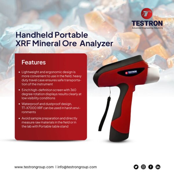 Handheld Portable XRF Mineral Ore Analyzer