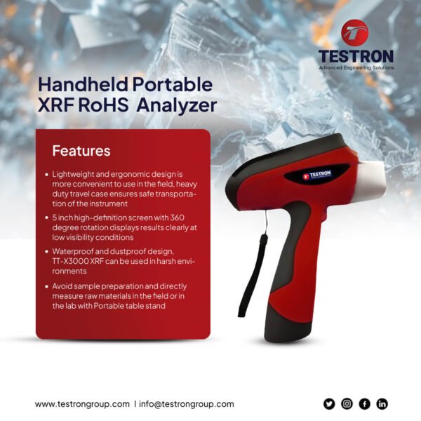 TT- X3000 Handheld Portable XRF RoHS Analyzer