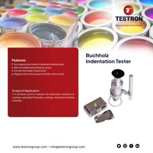 Buchholz Indentation Tester- Test indentation resistance of plastic deformable coatings
