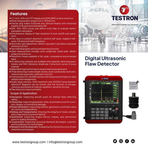 TT-D1150 Digital Ultrasonic Flaw Detector