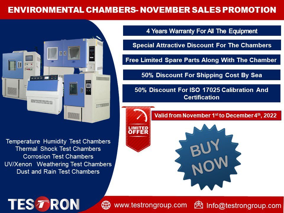 Temperature Humidity Test Chambers Thermal Shock Test Chambers Corrosion Test Chambers UV/Xenon Accelerated Weathering Test Chambers Dust and Rain Test Chambers