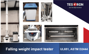 Falling Weight Impact Tester perform precise impact tests for HDPE and PVC pipes meeting the test standards ASTM D2444 and UL651