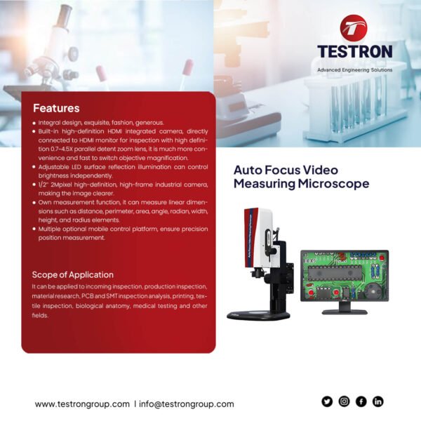 TT- VM651Plus Auto Focus Video Measuring Microscope