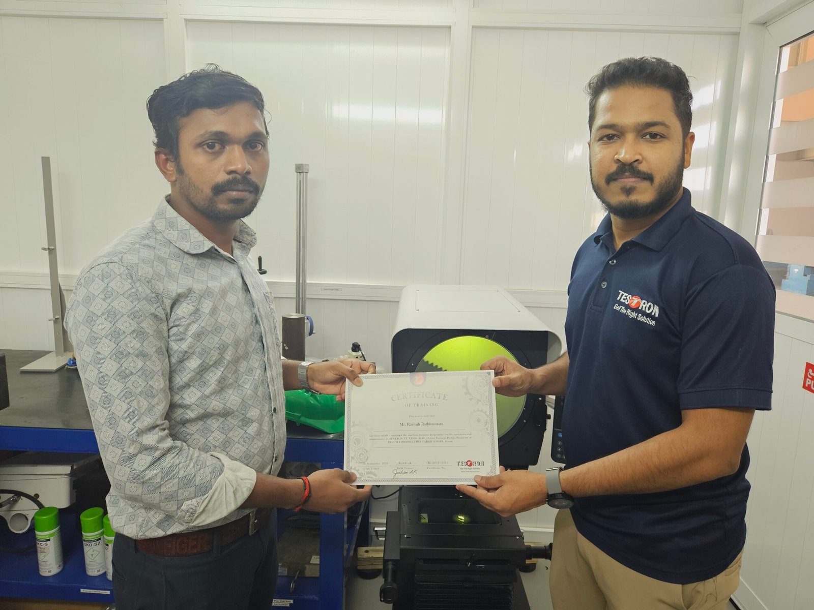 Transforming Quality Control at ProFab Oman with Testron’s Profile Projector