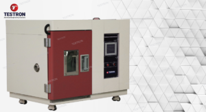 Benchtop environmental test chamber used in USA industries like electronics, automotive, and aerospace testing