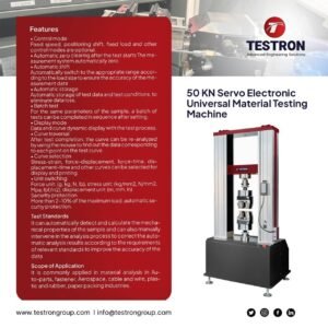 TT-EU0050 50KN Servo Electronic Universal Material Testing Machine