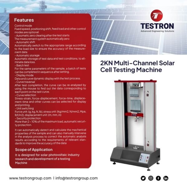 TT-SP2000 2KN Multi-Channel Solar Cell Testing Machine