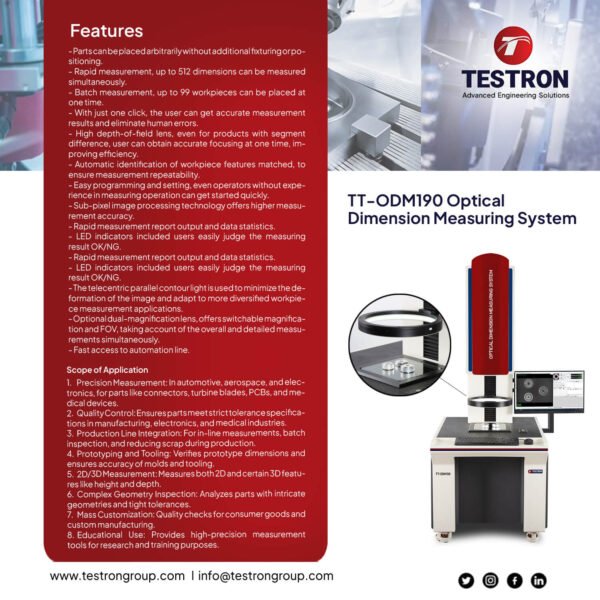 TT-ODM190 Instant Measurement ODM Video Measuring Machine