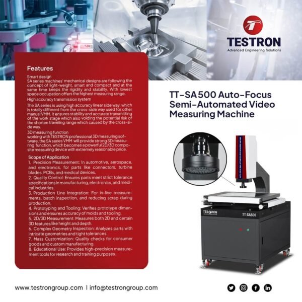 TT-SA500-Auto-Focus-Semi-Automated-Video-Measuring-Machine