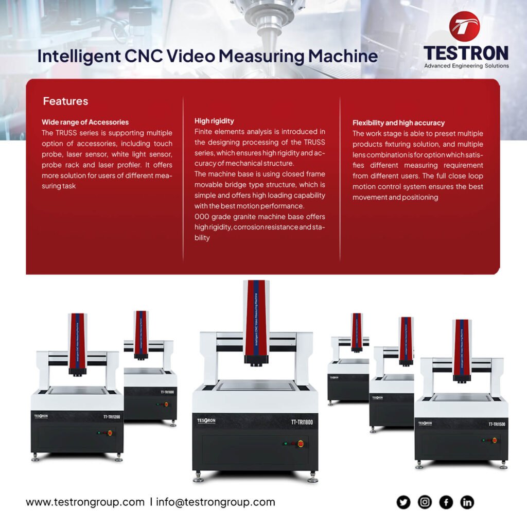 Intelligent CNC Video Measuring Machine Truss Series