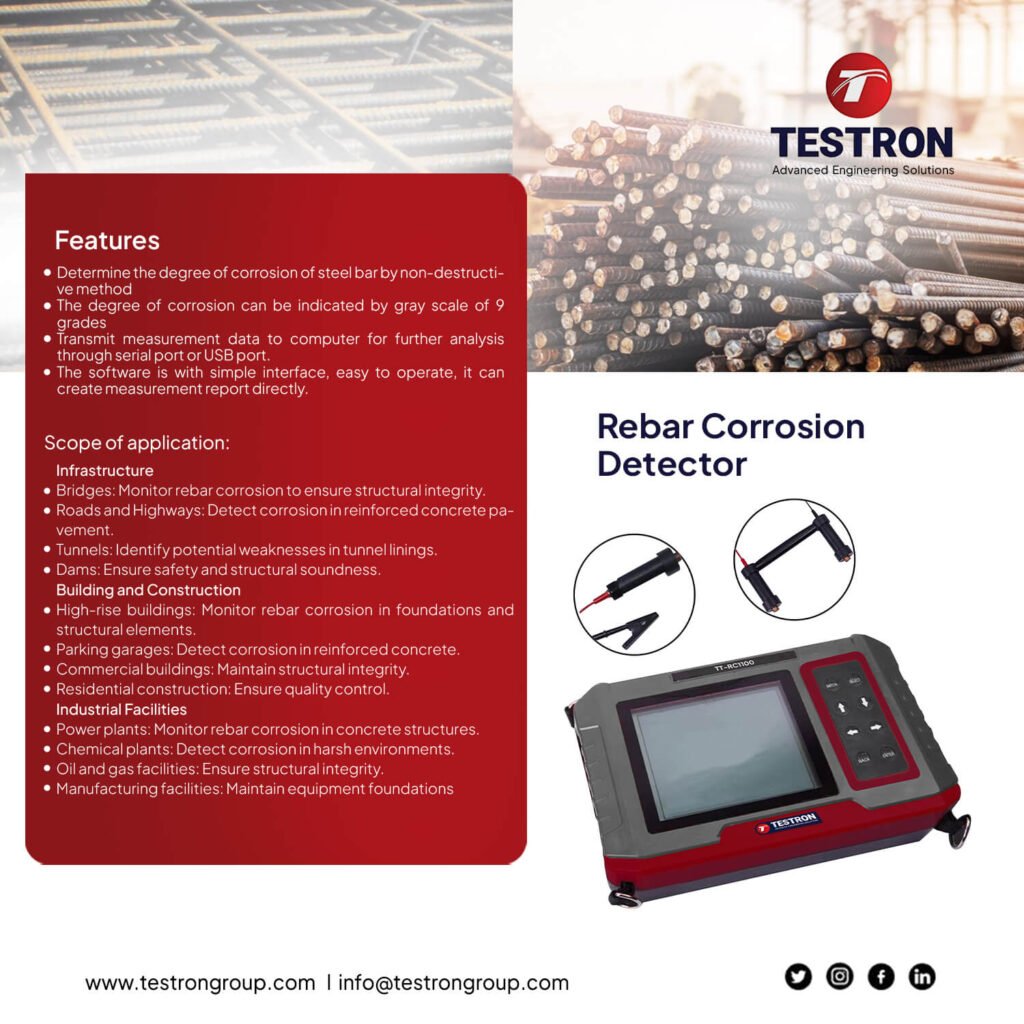 TT-C100/110 Rebar Locator | Testron Group