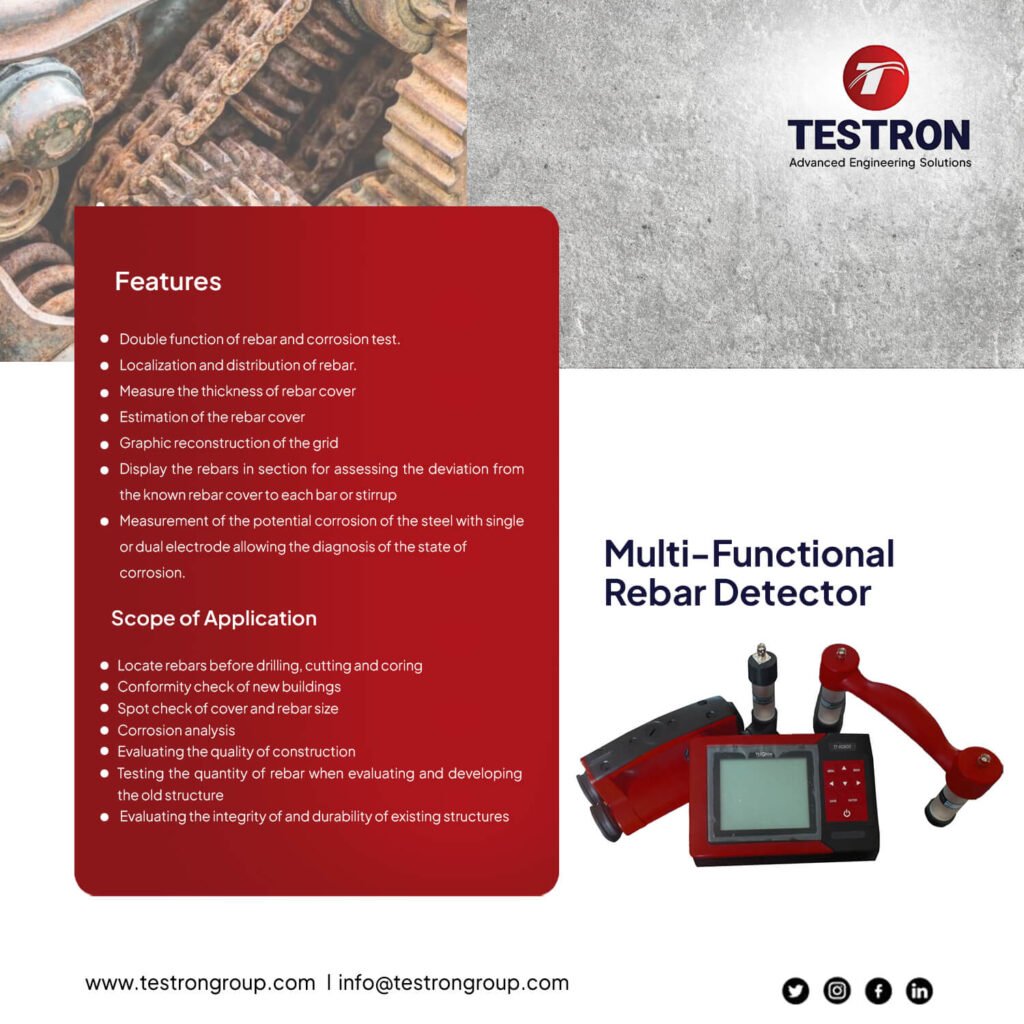 TT-C100/110 Rebar Locator | Testron Group