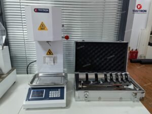 Testron Melt Flow Indexer installed at Okplast Sarl for polymer testing