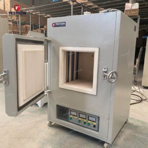 Testron's Muffle Furnace ash content apparatus is installed at the Okplast Sarl laboratory 