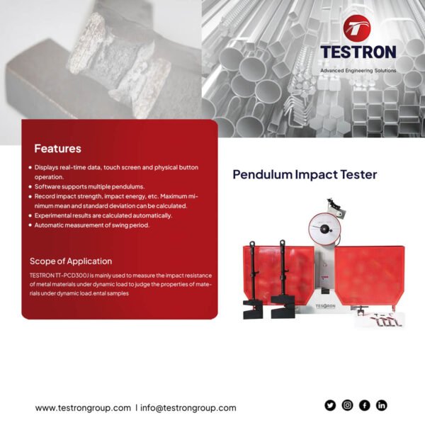TT-PCD300J Digital Pendulum Impact Tester 