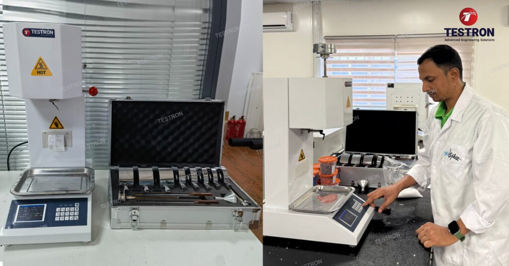 Testron's material testing equipment is installed at Okplast Sarl Congo