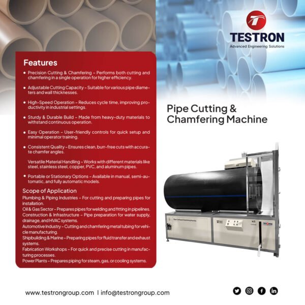 TT-PCC1200 Pipe Cutting & Chamfering Machine