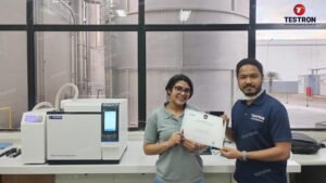 Gas Chromatography training certificate provided to VALGROUP Brazil staff