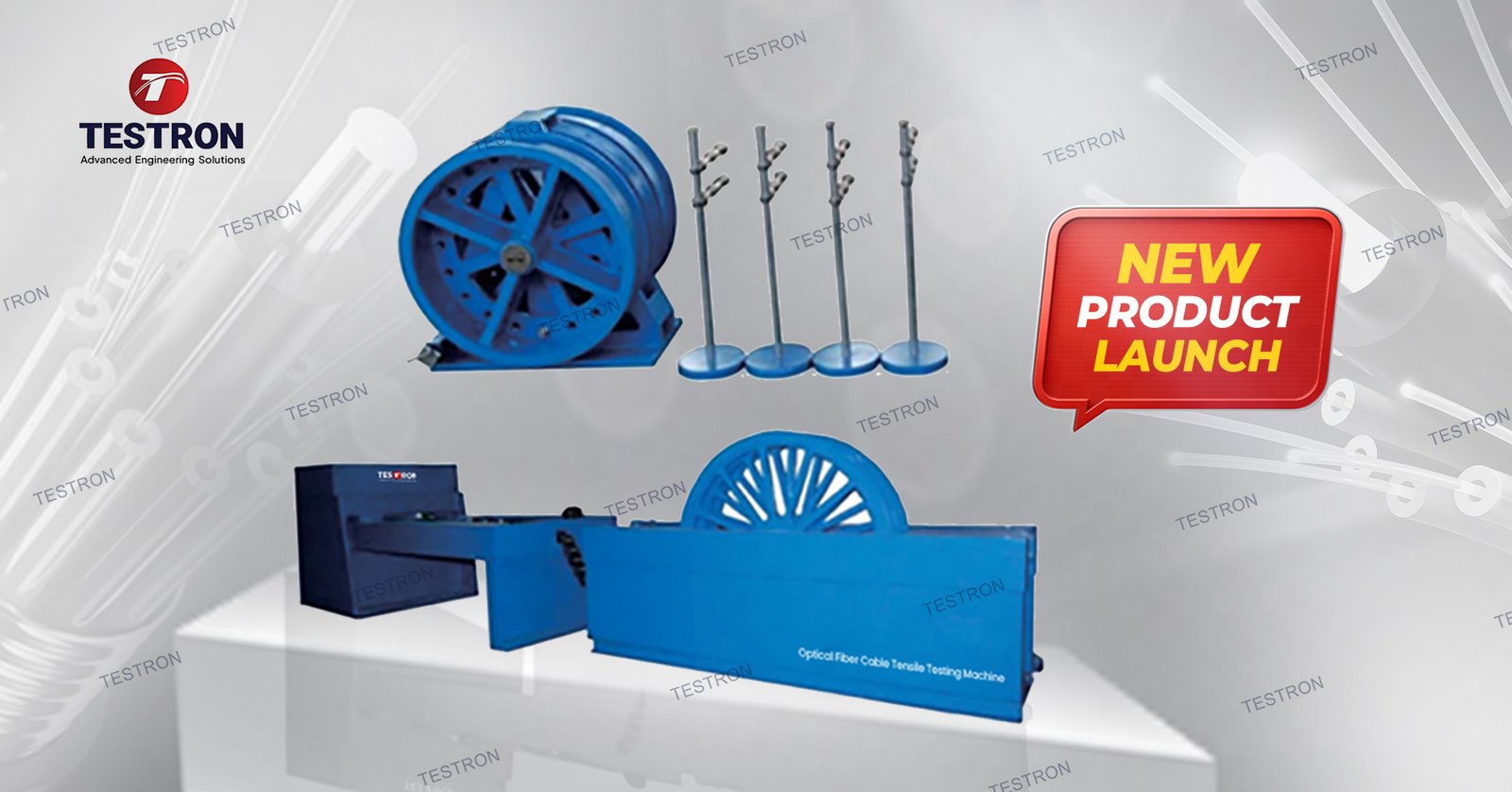 Testron Introducing the New TT-OFT Optical Fiber Cable Tensile Testing Machine