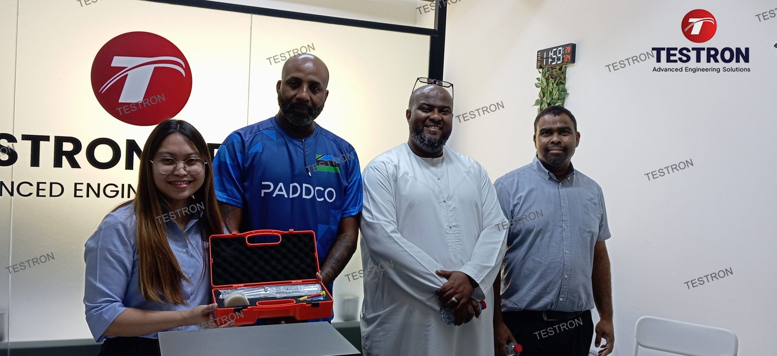 TT-C500N Concrete Rebound Hammer Installed at PADDCO, Zanzibar