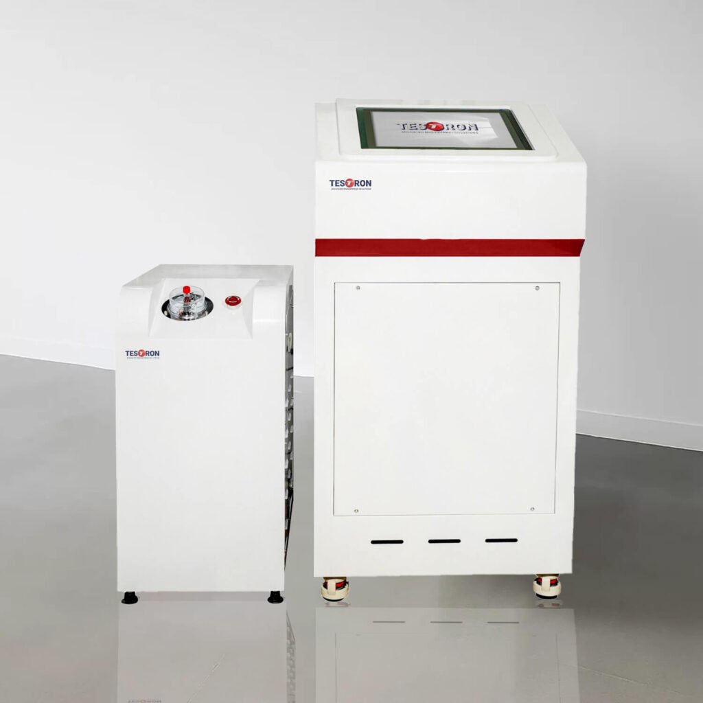 Hydrostatic pressure testing equipment used for pipe and pressure testing in quality control laboratories