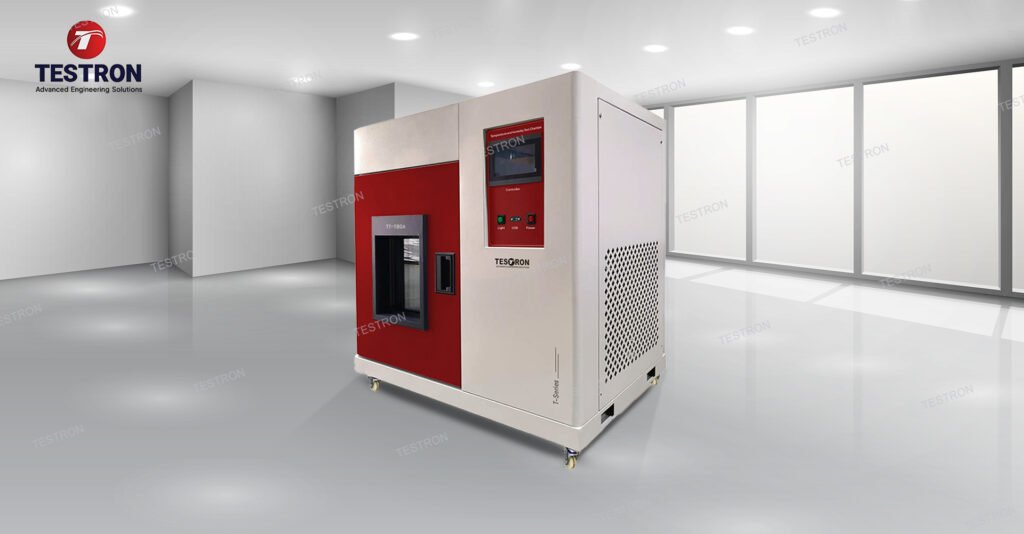 Benchtop environmental test chamber used for temperature and humidity testing in Germany