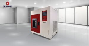 Benchtop environmental test chamber used for temperature and humidity testing in Germany