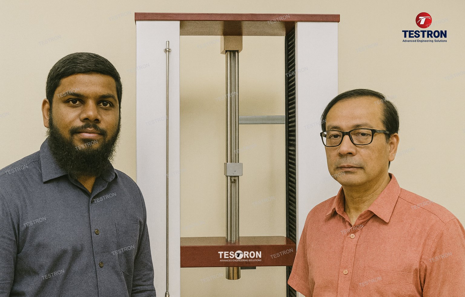 TT-UTM50 Universal Testing Machine is installed at Al Manar Pipes Factory, Saudi Arabia