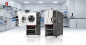 HAST chamber performing temperature humidity and pressure reliability testing in Russia