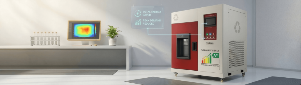 Benchtop temperature chamber for precise thermal testing and energy-efficient lab performance
